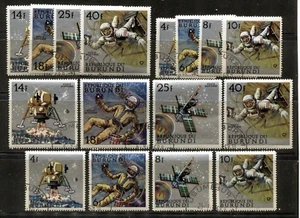 BURUNDI 1968, SPACE ACHIEVEMENTS, Sc 2236-239,C62-C65 VERY FINE USED, LOT OF 2 - Picture 1 of 1
