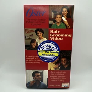 Oster Hair Grooming Video VHS Tape Haircut Guide RARE - Picture 1 of 3
