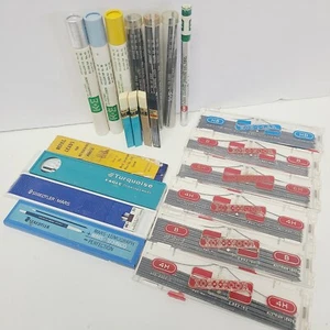 Lote de dibujo Eagle STAEDTLER Faber Castell Koh I Noor lápices mecánicos cables - Imagen 1 de 6