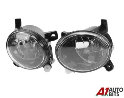 Clear Lens Fog Lights Lamps Left + Right For Audi A4 B8 A4l 2009-2012 A1 Q5 - Image 1 of 4