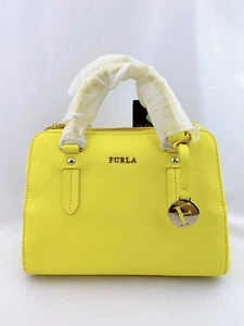 Nuevo con etiquetas Furla Elena Bolso bandolera mediano de cuero soleado 763124 B - Imagen 1 de 6