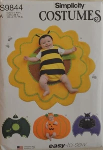 Simplicity - 9844 - Babykostüme, Fledermaus, Dino, Kürbis und Biene - Bild 1 von 2