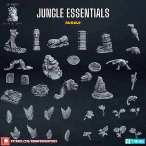 Jungle Plants Animals Scatter & Basing Bits for Wargaming - Aztec Lizardmen - Picture 1 of 3