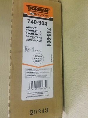 Regulador de ventana delantero izquierdo Dorman 740-904 para Nissan Sentra 2000-2004 - Nuevo Foto 1 de 4