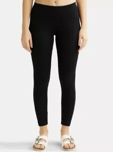 Jockey Ladies Thermal Capri Leggings 2520 - Snug Fit, Stretch Waist (S, Black) - Picture 1 of 2