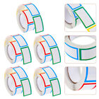 5 Rolls Stickers for Price Tags Label Stickers Bottle Labels Spice