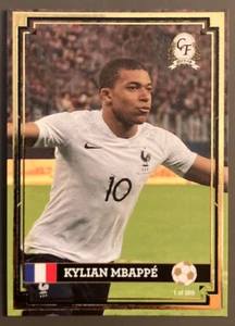 KYLIAN MBAPPÉ 2017-18 CAMPIONI DI FUTURO GOLD RC 1 OF 999 - Picture 1 of 2