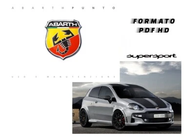 LIBRETTO MANUALE uso e manutenzione ABARTH PUNTO supersport scorpione PDF HD - Immagine 1 di 4