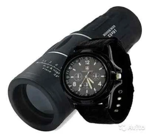 Monocular 16X52 + Watch. - Picture 1 of 4