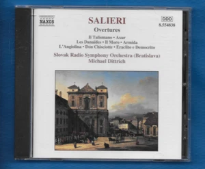 Salieri Overtures Michael Dittrich CD Naxos Records 2000 NM or M- - Imagen 1 de 3