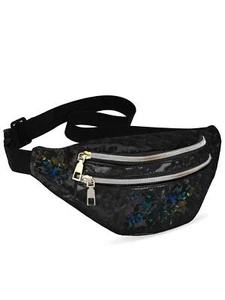 Holographic Fanny Packs for Women Cute Waist Packs Shiny Waist Bum Bag Waterp... - Picture 1 of 7