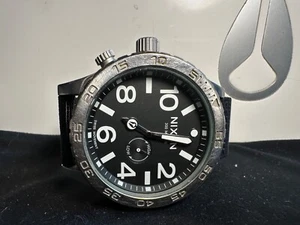 NIXON THE 51-30 Tide Watch Black/Silver - Picture 1 of 5