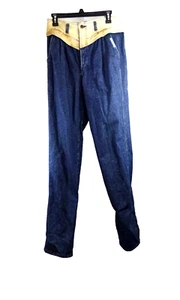 ROCKIES JEANS Rocky Mountain Clothing Co High Waist Tapered Leg Blue-USA - Picture 1 of 4