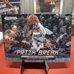 2023-24 Prizm Draft Basketball Keyonte George Prizm Break RC card # 13 Jazz