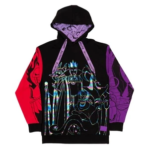 Disney Villains Color Block Unisex Hoodie - Picture 1 of 7