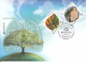 Moldova.2011 EUROPA CEPT.Forests. FDC - Picture 1 of 1