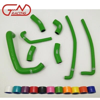 Kit de mangueras de agua de radiador de silicona verde Fit Kawasaki Ninja ZX7R ZX-7R 1996-2003 Foto 1 de 4