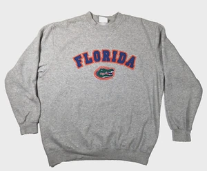 Vintage Adult XL Florida Gators Sweatshirt NCAA VF Imagewear Gray Embroidered - Picture 1 of 10