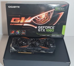 Gigabyte GeForce GTX 1080 G1 8GB GV-N1080G1 GAMING-8GD Graphics Card - Picture 1 of 5