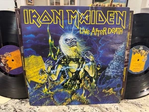 IRON MAIDEN ~ Live after Death Dbl Vinyl LP Capitol Label 1985 VG LOW $$ ORIGINL - Picture 1 of 7