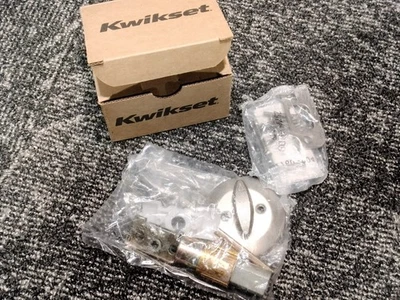 Kwikset 663 15 RFL RCS V1 One Sided Deadbolt  Satin Nickel 96639-006 New - Image 1 of 4