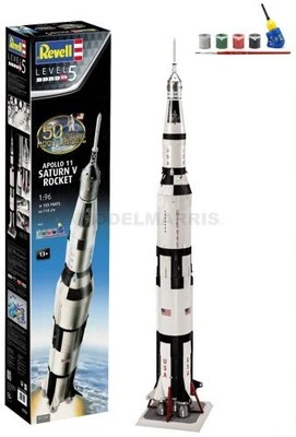 Revell 03704 1/96 Apollo 11 Saturn V Rocket (50 Years Moon Landing) - Image 1 of 3