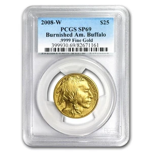 2008-W 1/2 oz Gold Buffalo SP/MS-69 PCGS - Bild 1 von 3