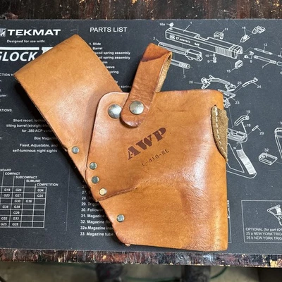 AWP L-410-RL Sillín Cuero Herramienta Cinturón Taladro Inalámbrico Funda Bolsa Foto 1 de 4