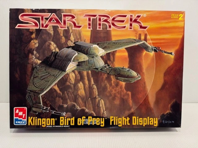 Kit Modelo Exhibición Star Trek Klingon Bird Of Prey 6339 1997 AMT ED H COX Edition Foto 1 de 4