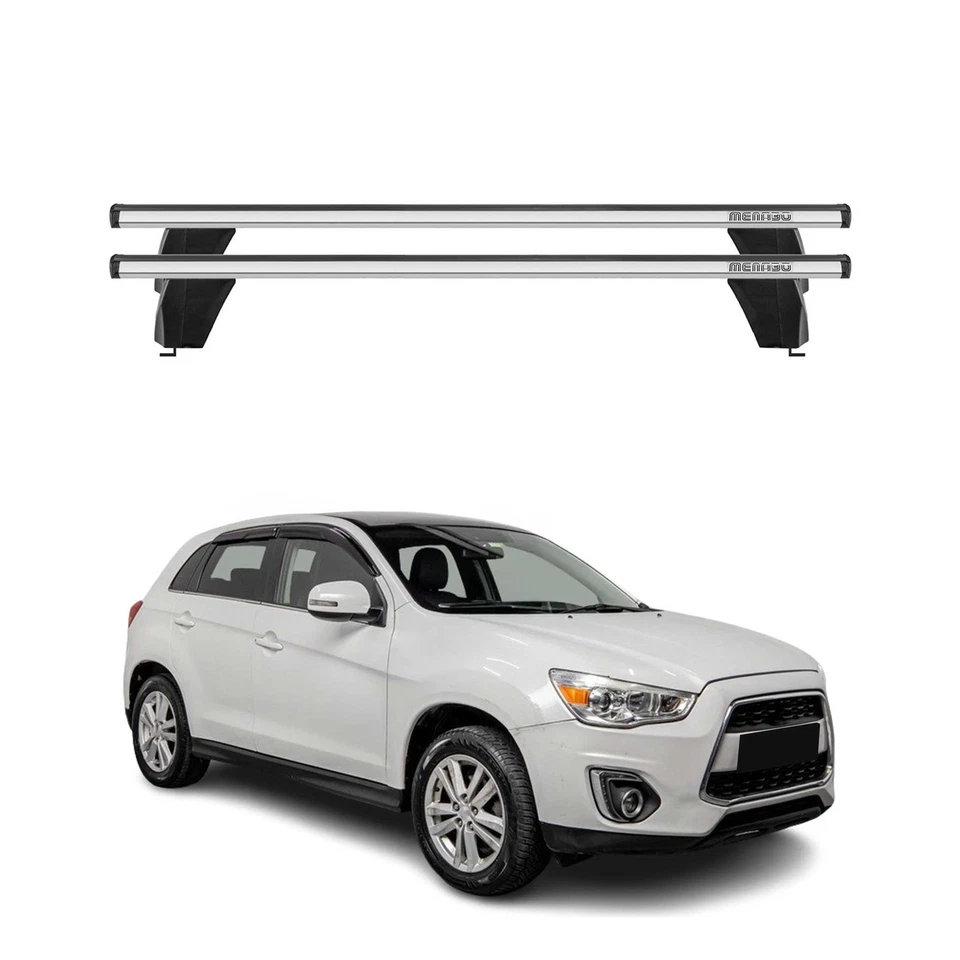 Barras transversales grises para Mitsubishi Outlander Sport Fix Point 2013-2015 Foto 1 de 4