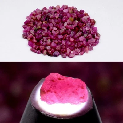 💎 Lote 316p 100.33ct t.w Rubí Rojo Púrpura Natural Áspero - Sin Calentar, Gemas Tanzania Foto 1 de 4