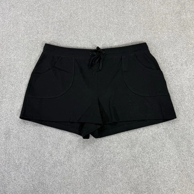 Papaya Ladies Shorts Black 16 Pockets Drawstring Polyester Cotton 34" Waist VGC - Image 1 of 4