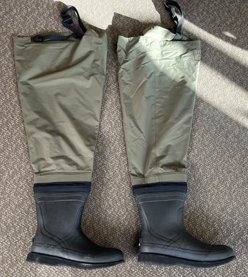 Hombre L.L. Vadeadores de cadera verde oliva frijol - caja original talla 11 Foto 1 de 4