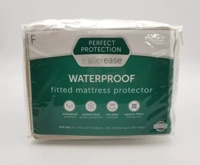 Protector de colchón AllerEase tamaño completo perfecto impermeable ajustado nuevo Foto 1 de 3