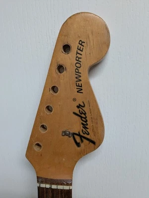 1960s Vintage Fender Newporter Acoustic Guitar Neck Project 1968 1969 - Image 1 of 4