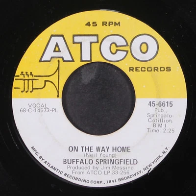 BUFFALO SPRINGFIELD: on the way home / four days gone ATCO 7" Single 45 RPM - Image 1 of 2