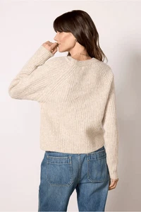 Evereve Pullover Sweater in Beige Small - Picture 1 of 7