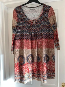 GREEN COTTON by PETER HAHN Tunika Gr. 12 mehrfarbig - Bild 1 von 4