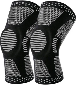 NUEVO NIP 2 Pack XL Rodillera Soporte Compresión Gimnasio - Imagen 1 de 7