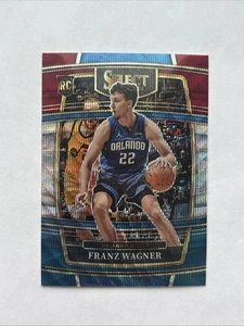 Franz Wagner 2021-22 Select Concourse Rosso Bianco Blu Prizm RC #15 Orlando Magic - Foto 1 di 2