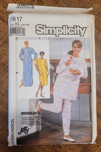 SIMPLICITY / 7817 / Misses Nightgown / XL - Picture 1 of 2