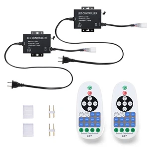 DELight 2PCS DEL-CON01 Controllers for DEL-D50W DEL-D100W DEL-D150W Rope Lights - Picture 1 of 8