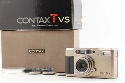 [N MINT w/Box,case ] LCD Works Contax TVS Point & Shoot 35mm Film Camera JAPAN - Image 1 of 4