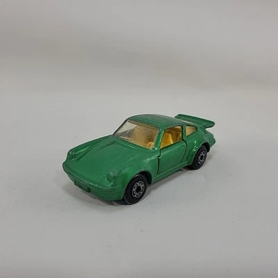 Matchbox 1980 Superfast #3 Green 911 Porsche Turbo Yellow Interior - Image 1 of 4