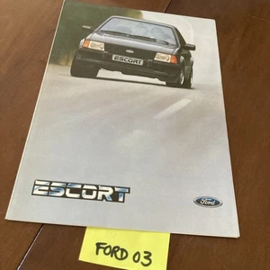Ford Gama Escort Prospecto Catálogo Automóvil Edición Marzo 1985 - Imagen 1 de 8