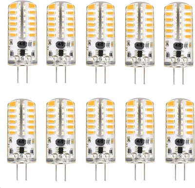 G4 LED Bulbs 12V 3W Bi-Pin LED Light Bulbs 48×3014 SMD 20W Halogen Bulb Replacem - Image 1 of 4