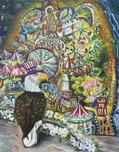 Celebration Of Freedom Chagrin Falls Blossom Time By MBollen Eagles Carnival - Picture 1 of 6