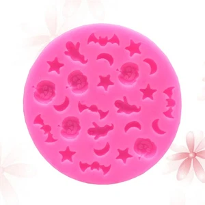Halloween Baking Molds Chocolate Mold Baking Cake Decoration Tools Pumpkin Star - Picture 1 of 11