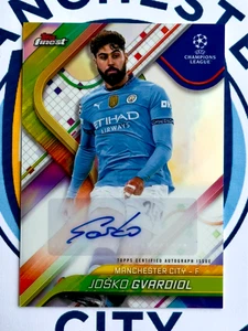 2024-25 Topps Finest UEFA Club Competitions - Josko Gvardiol Auto #BA-JG - Bild 1 von 2