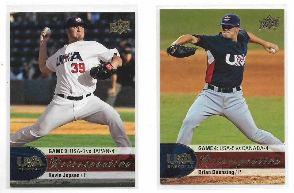2009 Upper Deck USA NATIONAL TEAM RETROSPECTIVE Pick-A-Card Jepsen Duensing - Image 1 of 1